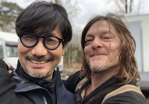 Hideo Kojima on set with Norman Reedus : r/thewalkingdead