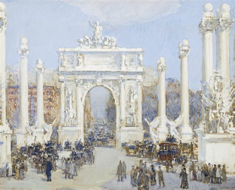 Childe Hassam - The Dewey Arch (Dewey's Arch) [1900] | Flickr