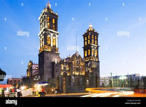 Cathedral de Puebla, dedicated to the Immaculate Conception, Heroica Puebla de Zaragoza, also ...