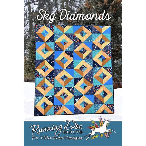 Sky Diamonds Quilt Pattern – Villa Rosa Designs – Fort Worth Fabric Studio