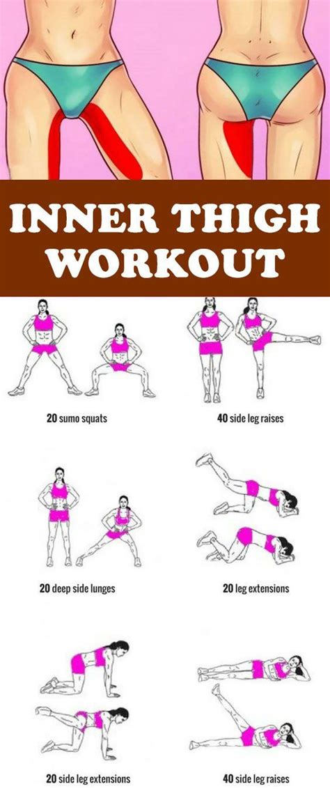 10 Minute Inner Thigh Workout To Try At Home | Inner thigh workout, Leg workout, Thigh exercises