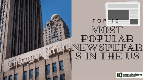 Top 10 Most Popular Newspapers In The United States | KnowInsiders