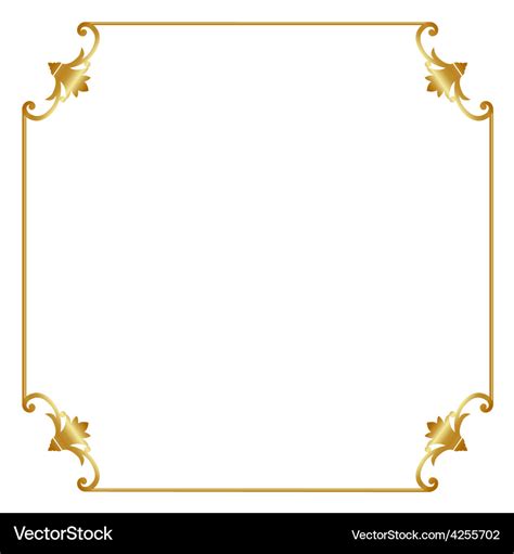 Get Gold Picture Frame Vector