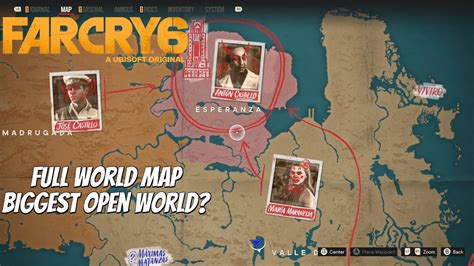 FAR CRY 6 Full World Map Showcase - MASSIVE Open World (Far Cry 2021) - YouTube