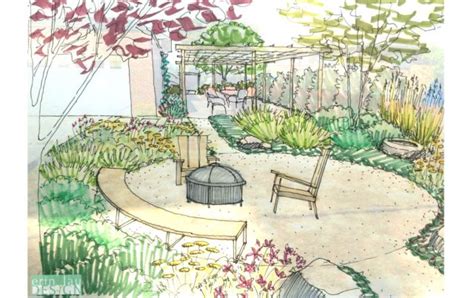 DrawnToGarden | Garden drawing, Landscape design drawings, Landscape design