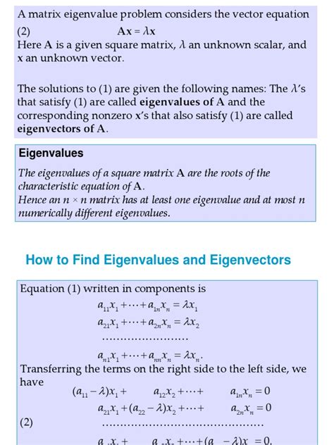 Two Examples On Eigenvector and Eigenvalue | Eigenvalues And Eigenvectors | Matrix (Mathematics)