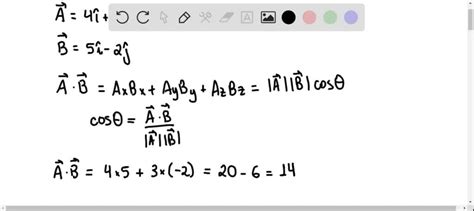 (a) Find the scalar product of the two vectors A⃗ and B⃗ given in Exercise 1.50 . (b) Find the ...