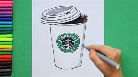 How to draw a Starbucks Coffee Cup - Favio Coffee