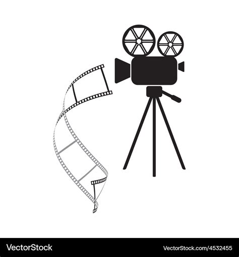 Movie camera icon Royalty Free Vector Image - VectorStock