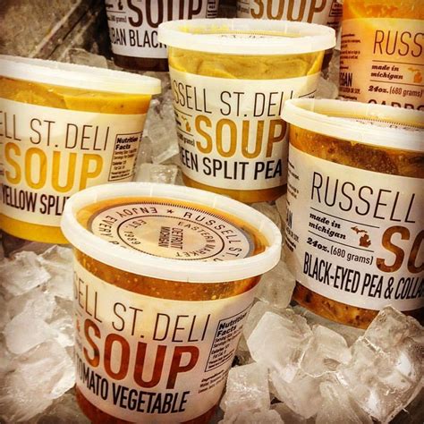 Russell Street Deli Soups - Black Eyed Peas & Collard Greens Soup - Michigan Farm to Family
