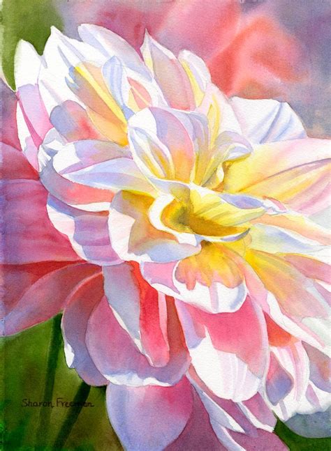 17 Best images about Paintings of Dahlias on Pinterest | Acrylics ...