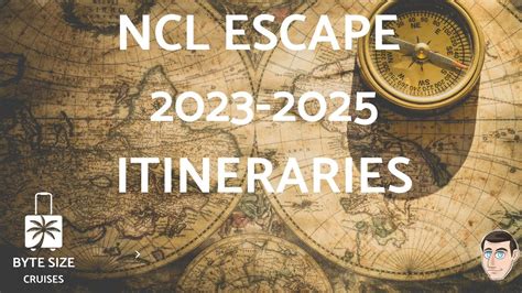 NCL Escape Itineraries 2023-2025 - #ncl #nclescape #cruising - YouTube