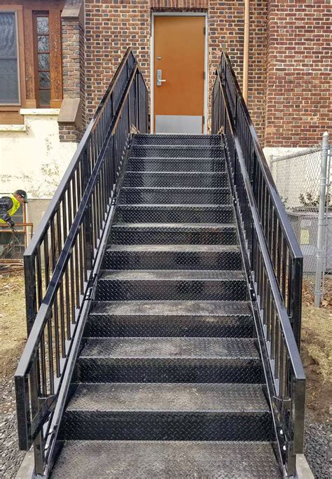 Prefabricated Commercial Stairs 12ft - ErectaStep