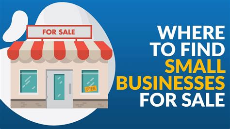 Where to Find Small Businesses For Sale | BuyOrSellBusiness.com - YouTube