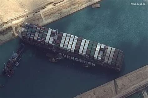 Cargo ship stranded in the Suez Canal: Is this a new Ever Given ...