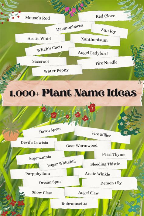 Plant Name Generator: 1000+ Fantasy Plant Name Ideas | Imagine Forest