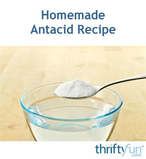 Homemade Antacid Recipe | Homemade, Food recipes, Heartburn