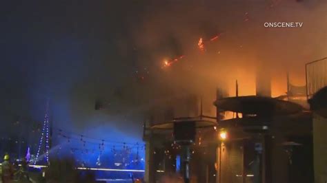 Decades-old Marina del Rey yacht club goes up in flames | FOX 11 Los Angeles