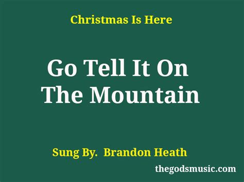 Go Tell It On The Mountain Song Lyrics