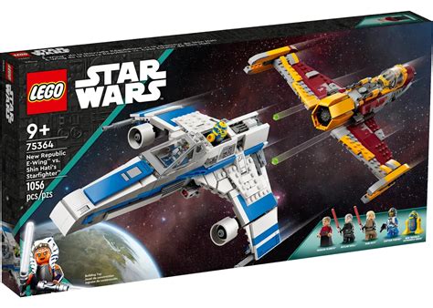 LEGO Star Wars New Republic E-Wing vs. Shin Hati’s Starfighter Set ...