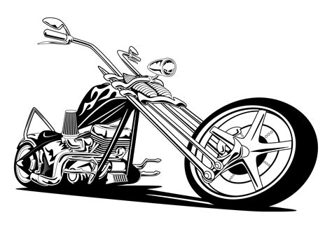 Chopper Motorcycle Vector Art, Icons, and Graphics for Free Download