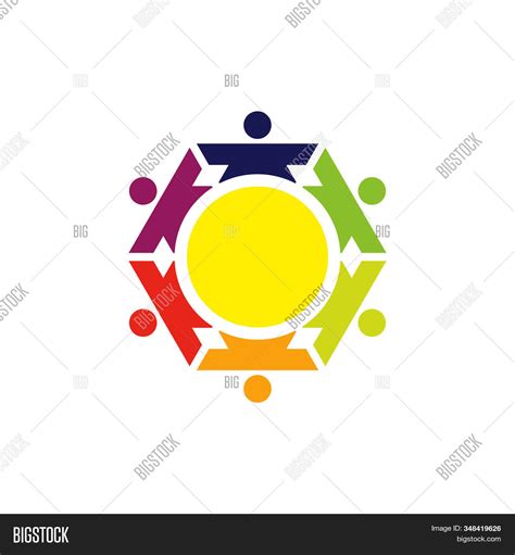 Group Team Icon Logo Vector & Photo (Free Trial) | Bigstock