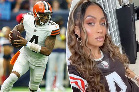 Deshaun Watson's girlfriend, Jilly Anais, attends QB's Browns debut