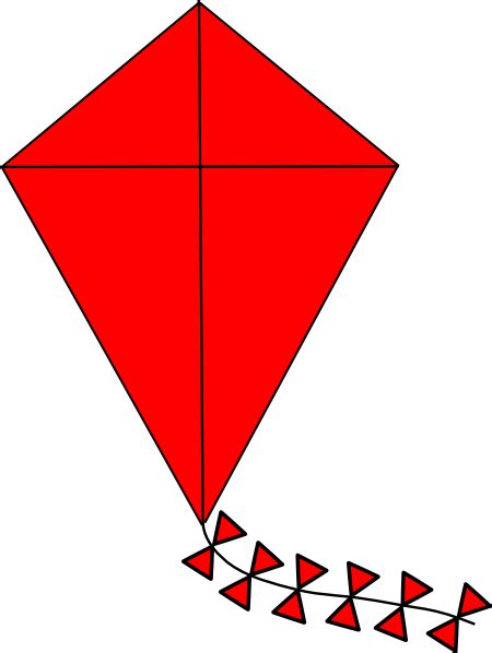 Red Kite Clip Art at Clker.com - vector clip art online, royalty free & public domain