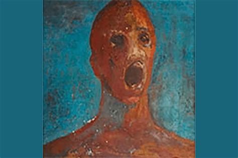 The Anguished Man: a Haunted Painting