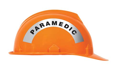 Personal Protective Equipment (PPE) 2 Reflective EMERGENCY MEDICAL RESPONDER Hard Hat Decals ...