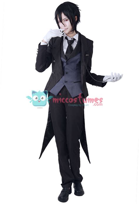 Black Butler Sebastian Michaelis Cosplay Costume For Sale