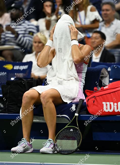 Aryna Sabalenka Reacts During Her Match Editorial Stock Photo - Stock ...