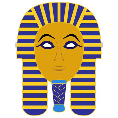 Egyptian Death Mask Template | Free Printable Papercraft Templates