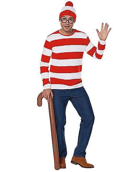 Adult Waldo Costume - Where's Waldo? - Spirithalloween.com