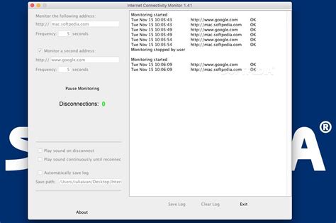 Internet Connectivity Monitor (Mac) - Download, Screenshots