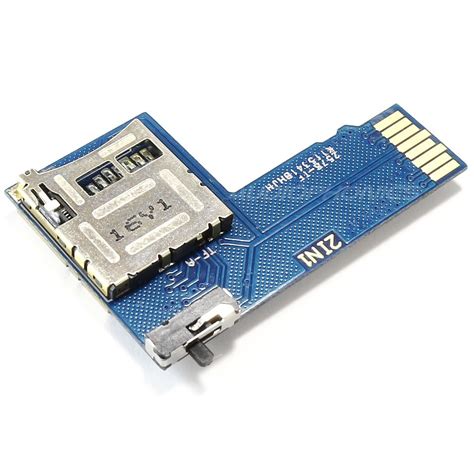 Dual Micro SD CARD reader with Micro SD CARD for adpater Raspberry Pi 4 ...