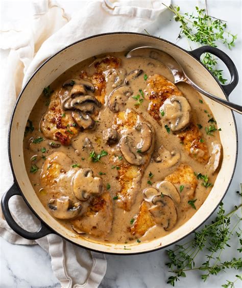 Mushroom Chicken - The Cozy Cook