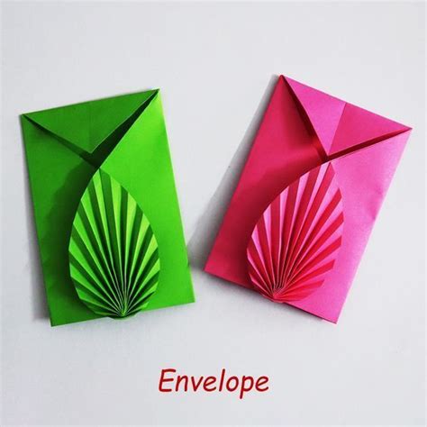 How to Make a Paper Envelope - Super Easy Origami Envelope Making Tutorial | Origami easy ...