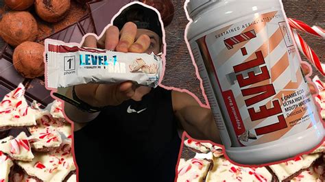 1ST PHORM PROTEIN POWER & PROTEIN BAR REVIEW! Level-1 Peppermint Bark! - YouTube