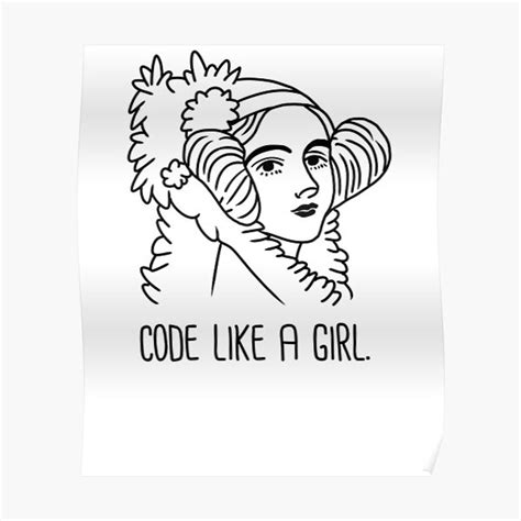 Ada Lovelace / CS Coding & Programming Premium Matte Vertical Poster ...