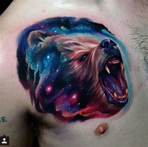 Celestial bear tattoo #bear #tattoo | Bear tattoos, Body art tattoos ...