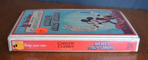 1984 DISNEY HOME VIDEO Cartoon Classics Mickey's Crazy Careers Orig. Release VHS | eBay