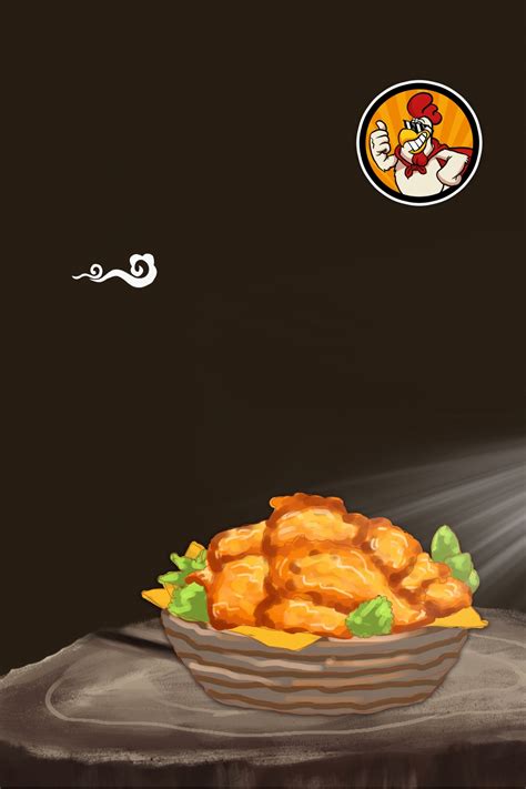 Fried Chicken Leg Promotion Poster Background, Fried Chicken Leg ...