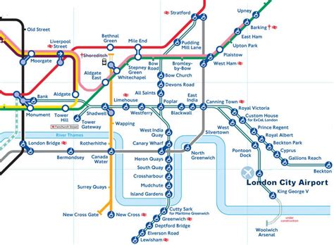 London Underground and DLR network | London underground, Old street ...