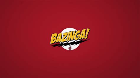 Bazinga! The Big Bang Theory Logo HD Wallpaper