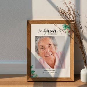 Funeral Welcome Sign Template Funeral Poster Photo Display - Etsy