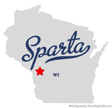 Map of Sparta, WI, Wisconsin