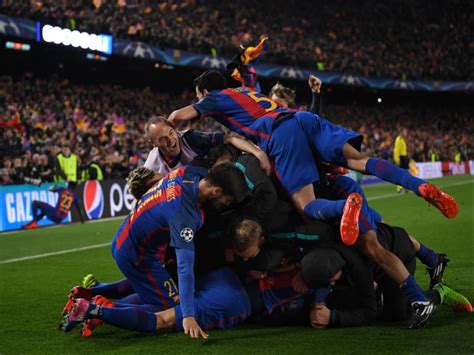 Recuerdan la remontada Barcelona 6-1 Paris Saint-Germain | Independent ...