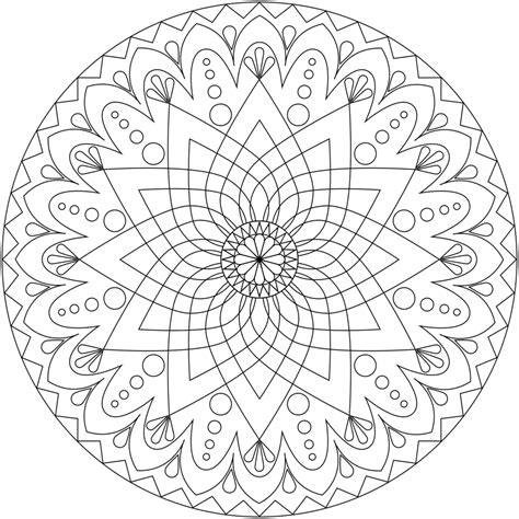 Mandala Coloring Sheets | Coloringpages4kidz.com