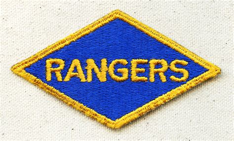 Exc. Condition WWII US Army Ranger Battalions Patch Approved Design (D-Day) Shoulder Patch ...